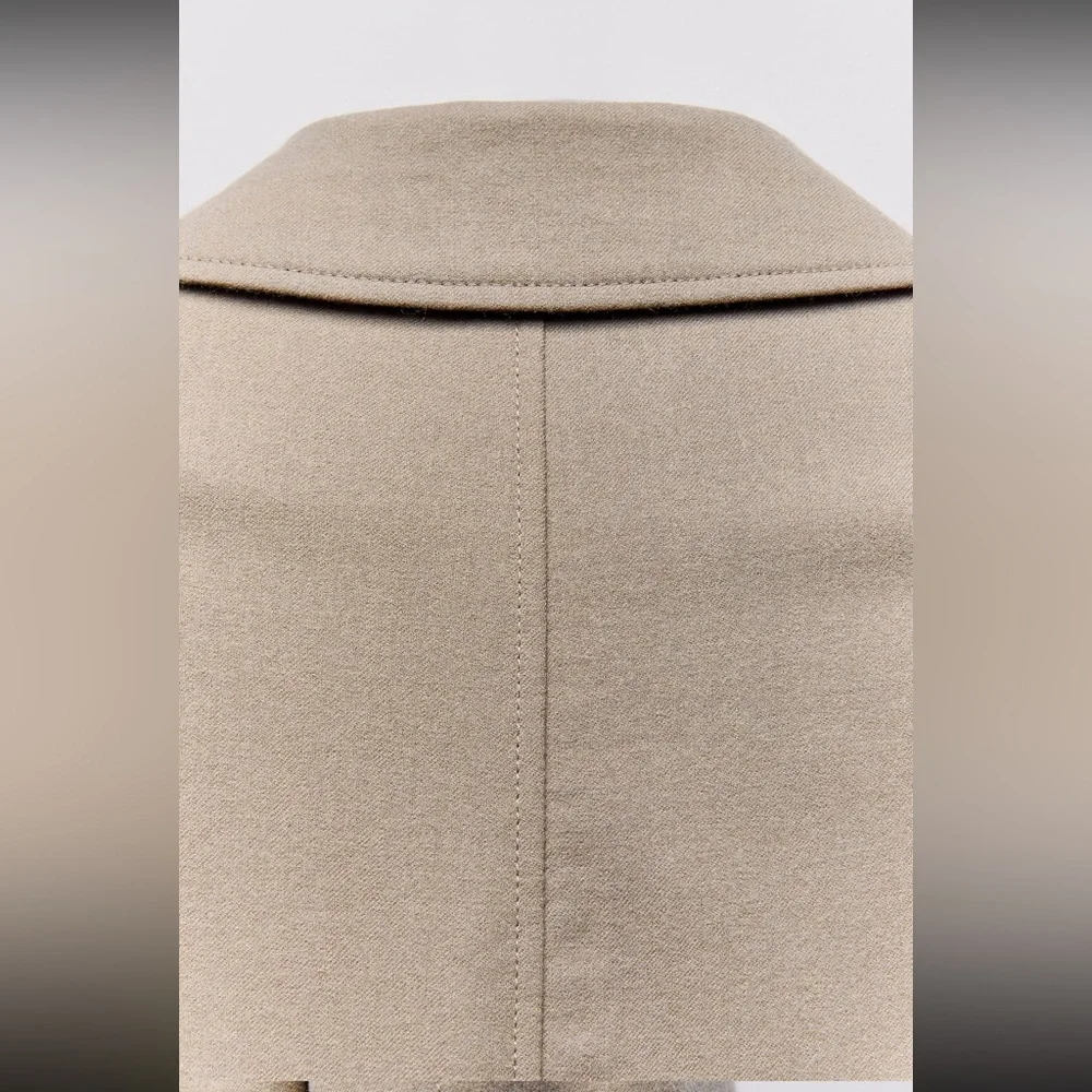 STRAIGHT CUT ZW WOOL COAT LIMITED EDITION - Picture 9 of 12